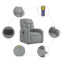 Light gray fabric electric reclining and lifting massage chair by , Armchairs - Ref: Foro24-3204632, Price: 343,92 €, Discoun...