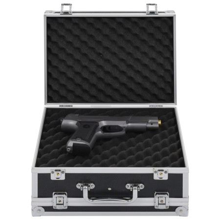 Maletín para armas de aluminio y ABS negro de vidaXL, Estuches para armas de fuego - Ref: Foro24-91867, Precio: 46,73 €, Desc...