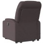 Silla de masaje reclinable de pie de tela marrón oscuro de , Sillones - Ref: Foro24-3204613, Precio: 288,36 €, Descuento: %