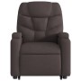 Silla de masaje reclinable de pie de tela marrón oscuro de , Sillones - Ref: Foro24-3204613, Precio: 288,36 €, Descuento: %