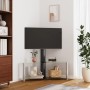 Mueble TV esquina 2 niveles para 32-70 pulgadas negro plateado de , Muebles TV - Ref: Foro24-358171, Precio: 86,85 €, Descuen...