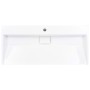 Lavabo 100x46x11 cm resina mineral/mármol blanco de vidaXL, Lavabos - Ref: Foro24-144066, Precio: 230,19 €, Descuento: %