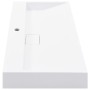 Lavabo 100x46x11 cm resina mineral/mármol blanco de vidaXL, Lavabos - Ref: Foro24-144066, Precio: 230,19 €, Descuento: %