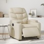 Cream Faux Leather Power Recliner by , Armchairs - Ref: Foro24-3204645, Price: 278,92 €, Discount: %