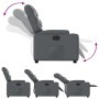 Sillón reclinable eléctrico de cuero sintético gris de , Sillones - Ref: Foro24-3204647, Precio: 276,90 €, Descuento: %