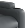 Sillón reclinable eléctrico de cuero sintético gris de , Sillones - Ref: Foro24-3204647, Precio: 276,90 €, Descuento: %