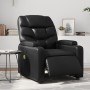 Reclining electric massage armchair in black synthetic leather by , Armchairs - Ref: Foro24-3204651, Price: 293,26 €, Discoun...