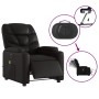 Reclining electric massage armchair in black synthetic leather by , Armchairs - Ref: Foro24-3204651, Price: 293,26 €, Discoun...