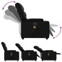 Reclining electric massage armchair in black synthetic leather by , Armchairs - Ref: Foro24-3204651, Price: 293,26 €, Discoun...