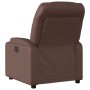 Reclining electric massage armchair in brown synthetic leather by , Armchairs - Ref: Foro24-3204653, Price: 293,51 €, Discoun...