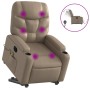 Sillón reclinable de masaje eléctrico cuero sintético capuchino de , Sillones - Ref: Foro24-3204685, Precio: 352,51 €, Descue...