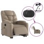 Sillón reclinable de masaje eléctrico cuero sintético capuchino de , Sillones - Ref: Foro24-3204685, Precio: 352,51 €, Descue...