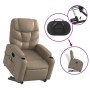 Sillón reclinable de masaje eléctrico cuero sintético capuchino de , Sillones - Ref: Foro24-3204685, Precio: 352,51 €, Descue...