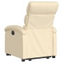 Sillón reclinable elevable de tela color crema de , Sillones - Ref: Foro24-3203987, Precio: 268,21 €, Descuento: %