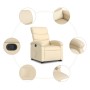 Sillón reclinable elevable de tela color crema de , Sillones - Ref: Foro24-3203987, Precio: 268,21 €, Descuento: %