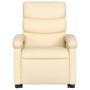 Sillón reclinable elevable de tela color crema de , Sillones - Ref: Foro24-3203987, Precio: 268,21 €, Descuento: %