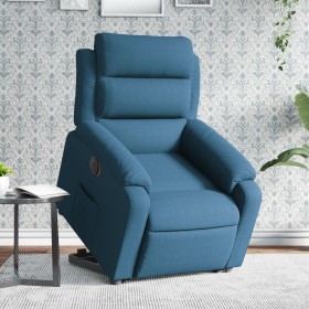 Sillón eléctrico reclinable elevable de terciopelo azul de , Sillones - Ref: Foro24-3205124, Precio: 373,99 €, Descuento: %