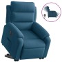 Sillón eléctrico reclinable elevable de terciopelo azul de , Sillones - Ref: Foro24-3205124, Precio: 373,21 €, Descuento: %