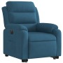 Sillón eléctrico reclinable elevable de terciopelo azul de , Sillones - Ref: Foro24-3205124, Precio: 373,21 €, Descuento: %