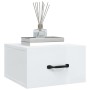 Wall-mounted bedside tables 2 units glossy white 35x35x20 cm by vidaXL, Nightstands - Ref: Foro24-812865, Price: 35,99 €, Dis...