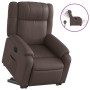 Brown synthetic leather electric reclining lift chair by , Armchairs - Ref: Foro24-3205166, Price: 314,91 €, Discount: %