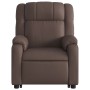 Brown synthetic leather electric reclining lift chair by , Armchairs - Ref: Foro24-3205166, Price: 314,91 €, Discount: %