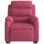 Reclining and elevating red velvet massage armchair by , Armchairs - Ref: Foro24-3205130, Price: 364,65 €, Discount: %