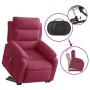 Reclining and elevating red velvet massage armchair by , Armchairs - Ref: Foro24-3205130, Price: 364,65 €, Discount: %