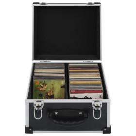 Case for 40 CDs aluminum and black ABS by vidaXL, CD/DVD organizers and boxes - Ref: Foro24-91859, Price: 40,84 €, Discount: %