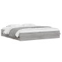 Cama con cajones madera ingeniería gris Sonoma 200x200 cm de , Camas y somieres - Ref: Foro24-3207250, Precio: 223,99 €, Desc...