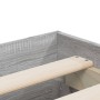 Cama con cajones madera ingeniería gris Sonoma 200x200 cm de , Camas y somieres - Ref: Foro24-3207250, Precio: 223,99 €, Desc...