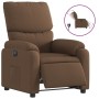 Sillón reclinable eléctrico de tela marrón de , Sillones - Ref: Foro24-3204804, Precio: 251,98 €, Descuento: %