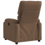 Sillón reclinable eléctrico de tela marrón de , Sillones - Ref: Foro24-3204804, Precio: 251,98 €, Descuento: %