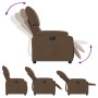 Sillón reclinable eléctrico de tela marrón de , Sillones - Ref: Foro24-3204804, Precio: 251,98 €, Descuento: %