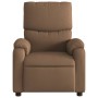 Sillón reclinable eléctrico de tela marrón de , Sillones - Ref: Foro24-3204804, Precio: 251,98 €, Descuento: %