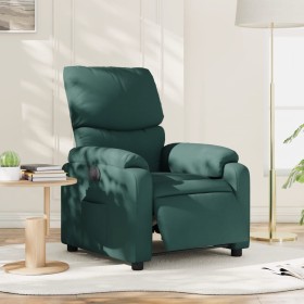 Sillón reclinable eléctrico tela verde oscuro de , Sillones - Ref: Foro24-3204806, Precio: 251,98 €, Descuento: %