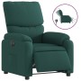 Sillón reclinable eléctrico tela verde oscuro de , Sillones - Ref: Foro24-3204806, Precio: 262,99 €, Descuento: %