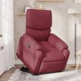 Sillón reclinable elevable tela rojo tinto de , Sillones - Ref: Foro24-3204827, Precio: 272,26 €, Descuento: %