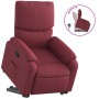 Sillón reclinable elevable tela rojo tinto de , Sillones - Ref: Foro24-3204827, Precio: 272,26 €, Descuento: %