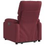 Sillón reclinable elevable tela rojo tinto de , Sillones - Ref: Foro24-3204827, Precio: 372,99 €, Descuento: %