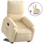 Sillón reclinable elevable de tela color crema de , Sillones - Ref: Foro24-3204833, Precio: 259,09 €, Descuento: %