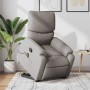 Reclining massage chair with lift in gray taupe fabric by , Armchairs - Ref: Foro24-3204844, Price: 305,42 €, Discount: %