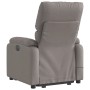 Reclining massage chair with lift in gray taupe fabric by , Armchairs - Ref: Foro24-3204844, Price: 305,42 €, Discount: %