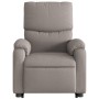 Reclining massage chair with lift in gray taupe fabric by , Armchairs - Ref: Foro24-3204844, Price: 305,42 €, Discount: %