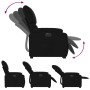 Electric reclining and lift fabric armchair in black. by , Armchairs - Ref: Foro24-3204850, Price: 313,41 €, Discount: %