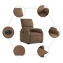 Electric reclining and lift fabric armchair in brown. by , Armchairs - Ref: Foro24-3204852, Price: 305,83 €, Discount: %