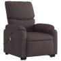 Electric reclining and lift massage armchair in dark brown fabric. by , Armchairs - Ref: Foro24-3204865, Price: 332,74 €, Dis...