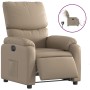 Electric reclining armchair in synthetic leather, cappuccino color. by , Armchairs - Ref: Foro24-3204878, Price: 271,92 €, Di...