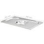 Gastronorm tray lids 1/4 stainless steel 4 units by vidaXL, Bucket lids for steam tables - Ref: Foro24-50905, Price: 22,22 €,...