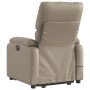 Reclining massage chair with footrest in artificial leather, cappuccino color. by , Armchairs - Ref: Foro24-3204899, Price: 2...